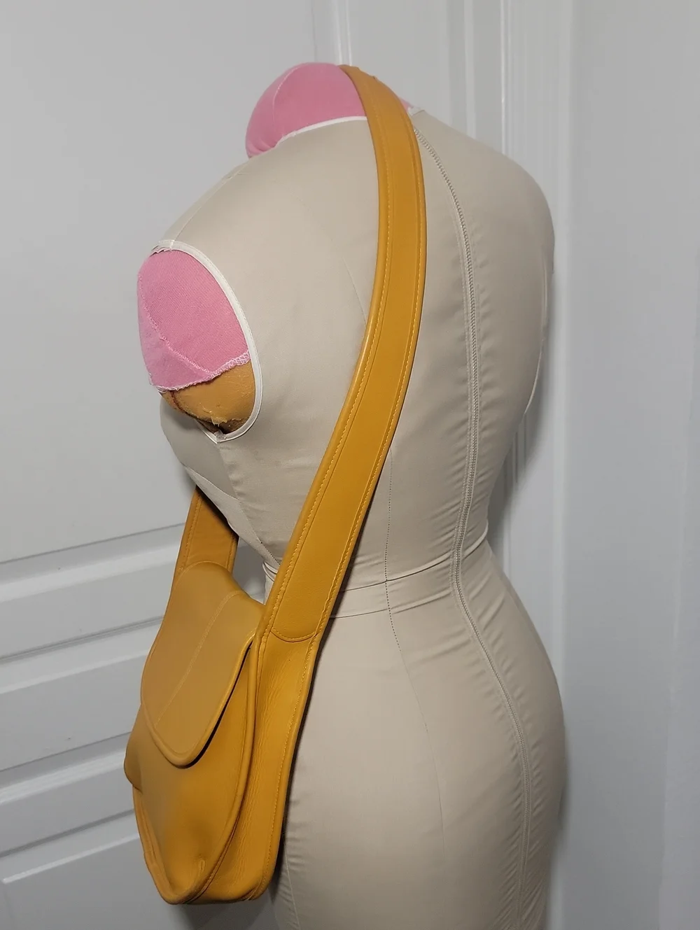 Coach Vintage Ergo Flap Mustard Yellow Crossbody Shoulder Bag